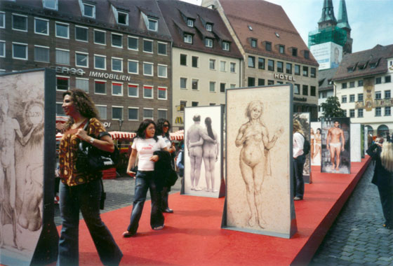 <p>Stadt Nürnberg<br>
Adam und Eva 1507/2007 - Dürer sucht das Supermodel</p>
